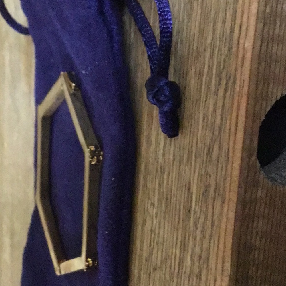 Gold Tory Burch hinge bracelet